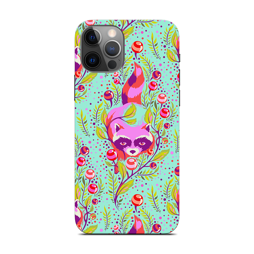 Raccoon Poppy iPhone Skin