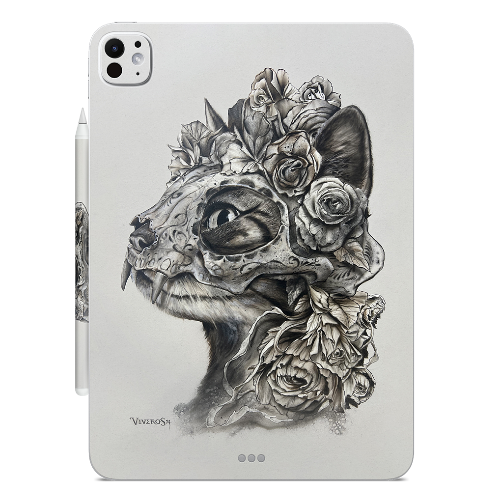 Muerte Cat  iPad Skin