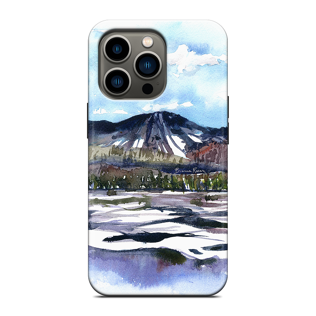 Ski Mountain iPhone Case