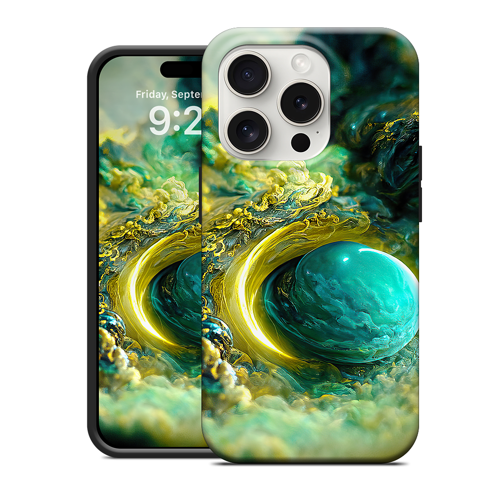 Planetary Accretion iPhone Case