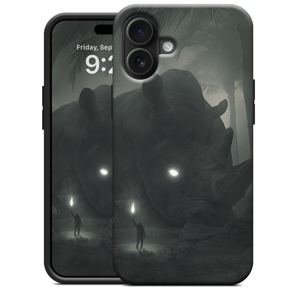 Face of Fear iPhone Case