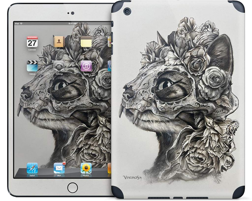 Muerte Cat  iPad Skin