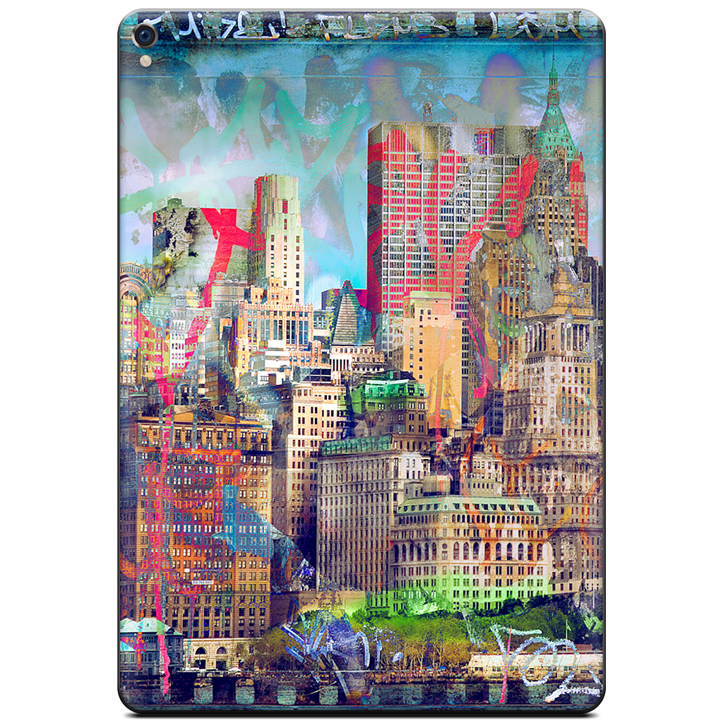 Graffiti Skyline iPad Skin