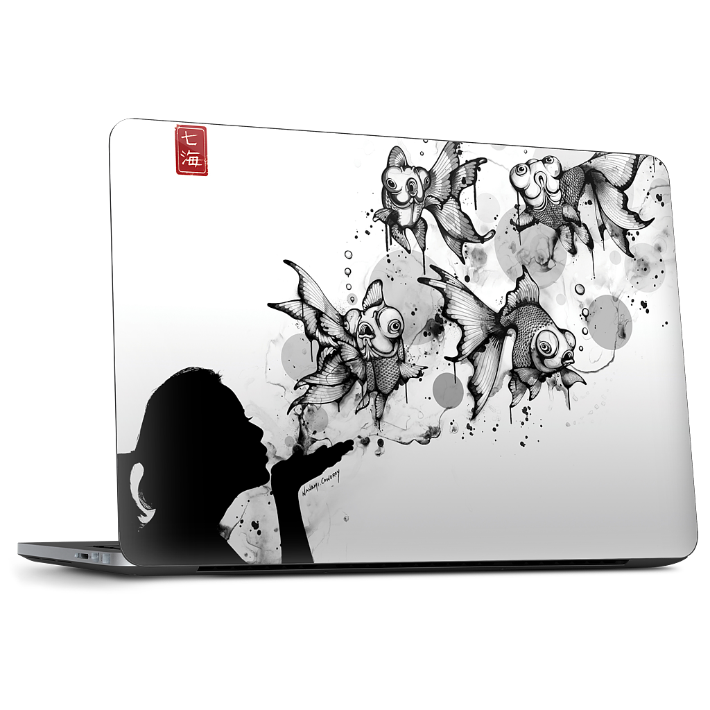 Blow Fish Dell Laptop Skin