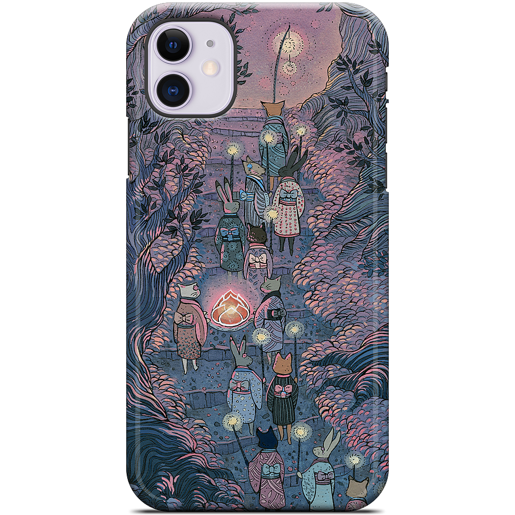 Woodland Procession iPhone Case