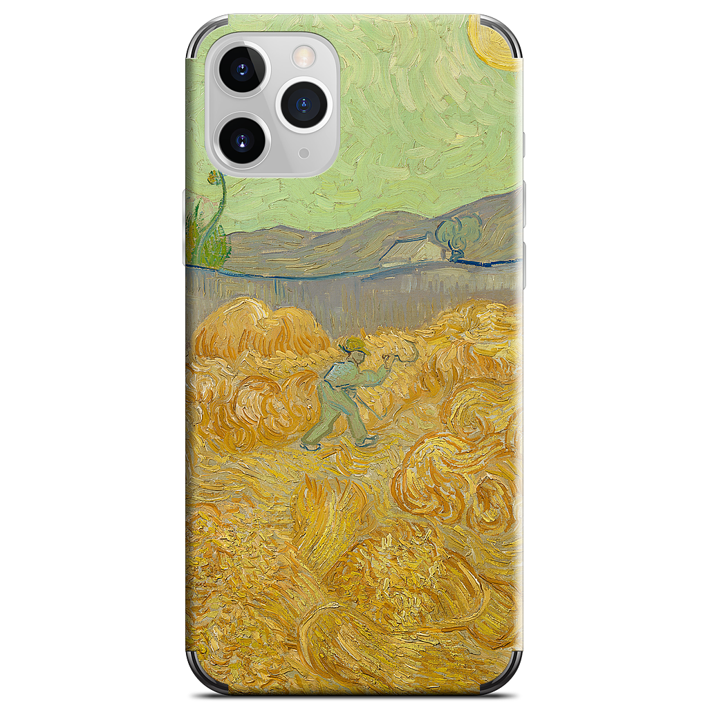 Wheatfield with a Reaper iPhone Skin