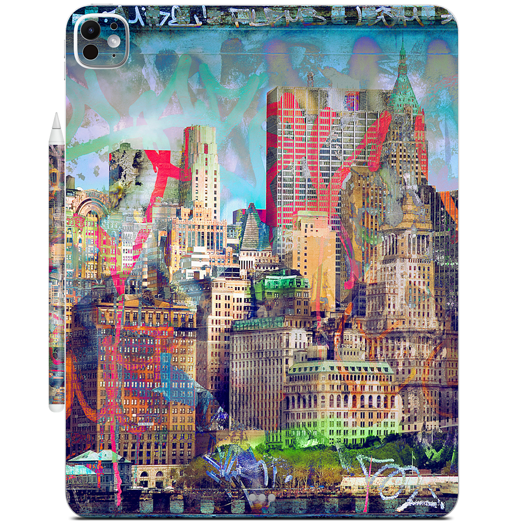 Graffiti Skyline iPad Skin