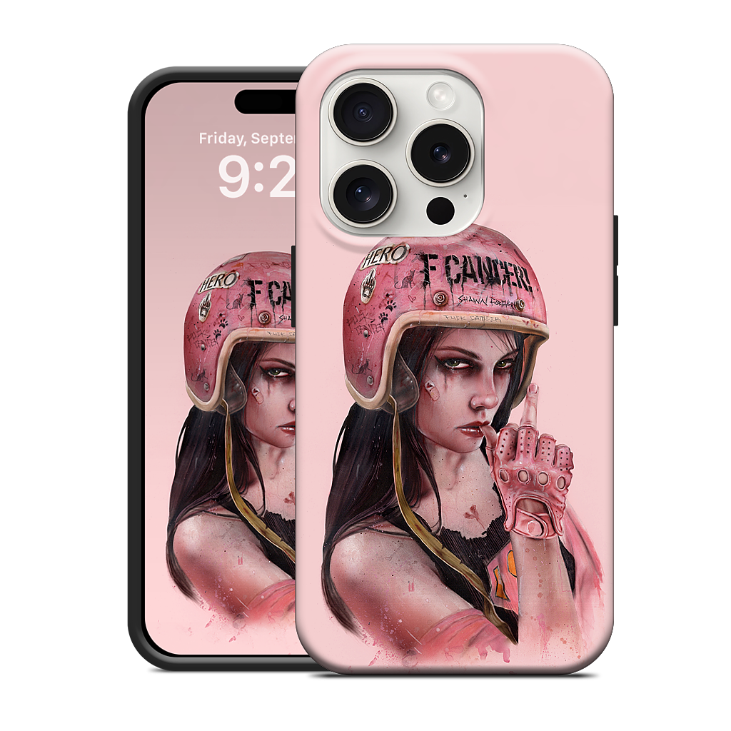 F Cancer iPhone Case