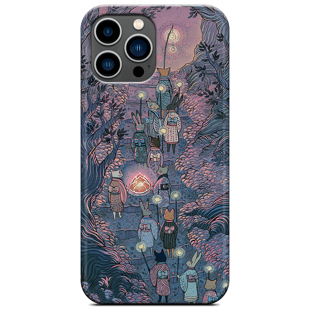 Woodland Procession iPhone Case