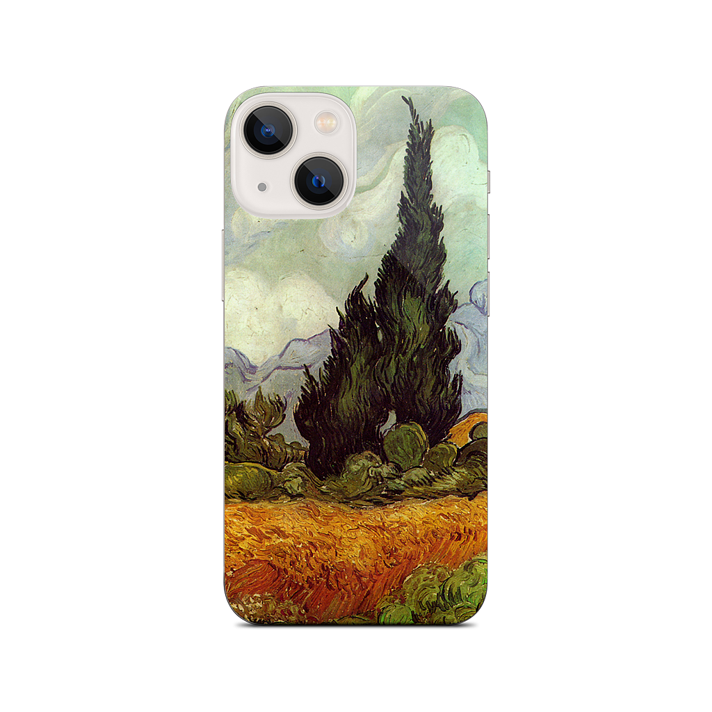 A Wheatfield with Cypresses iPhone Skin