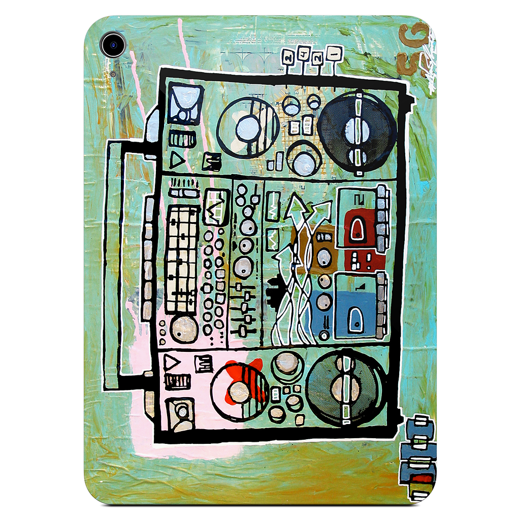 Ghetto Blaster iPad Skin