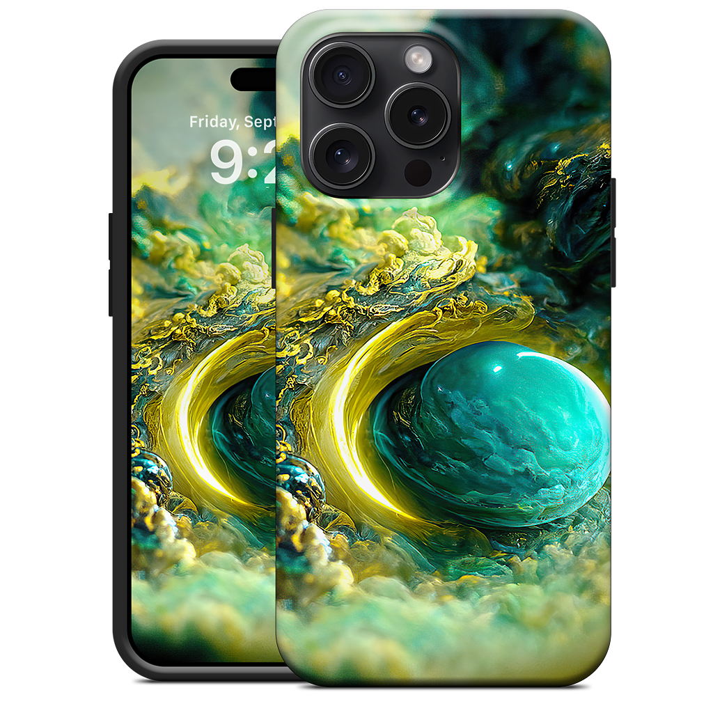 Planetary Accretion iPhone Case