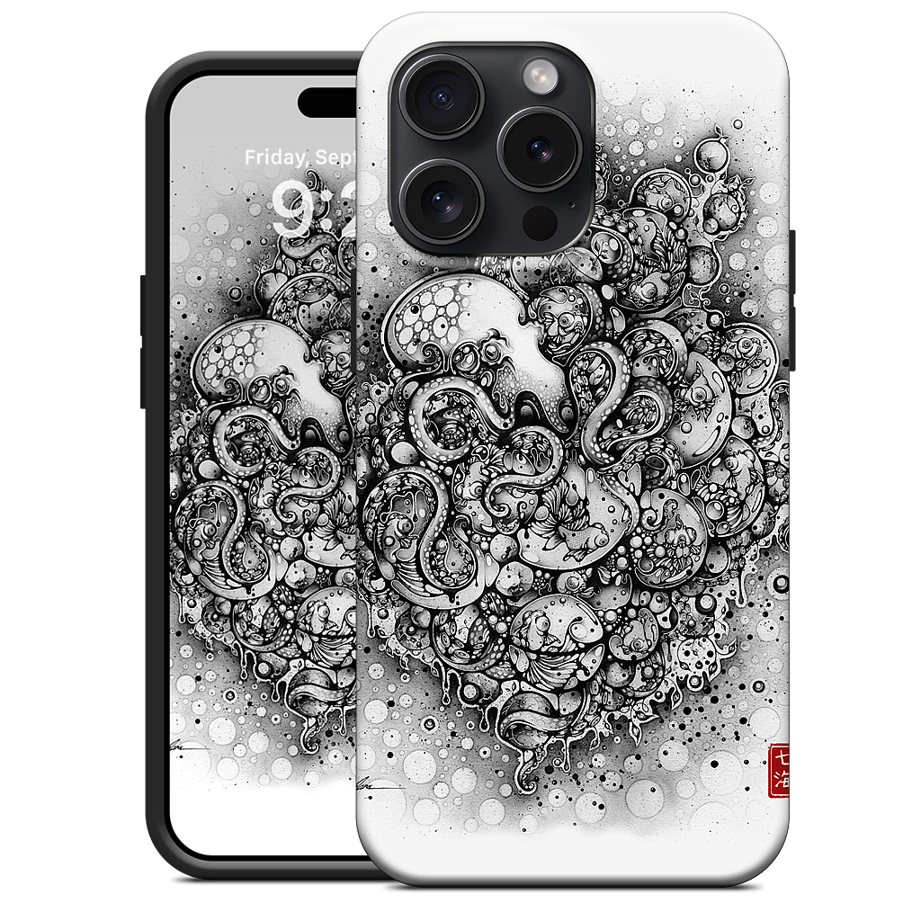 A Curious Embrace iPhone Case