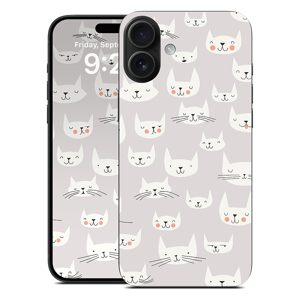 Cat Faces iPhone Skin