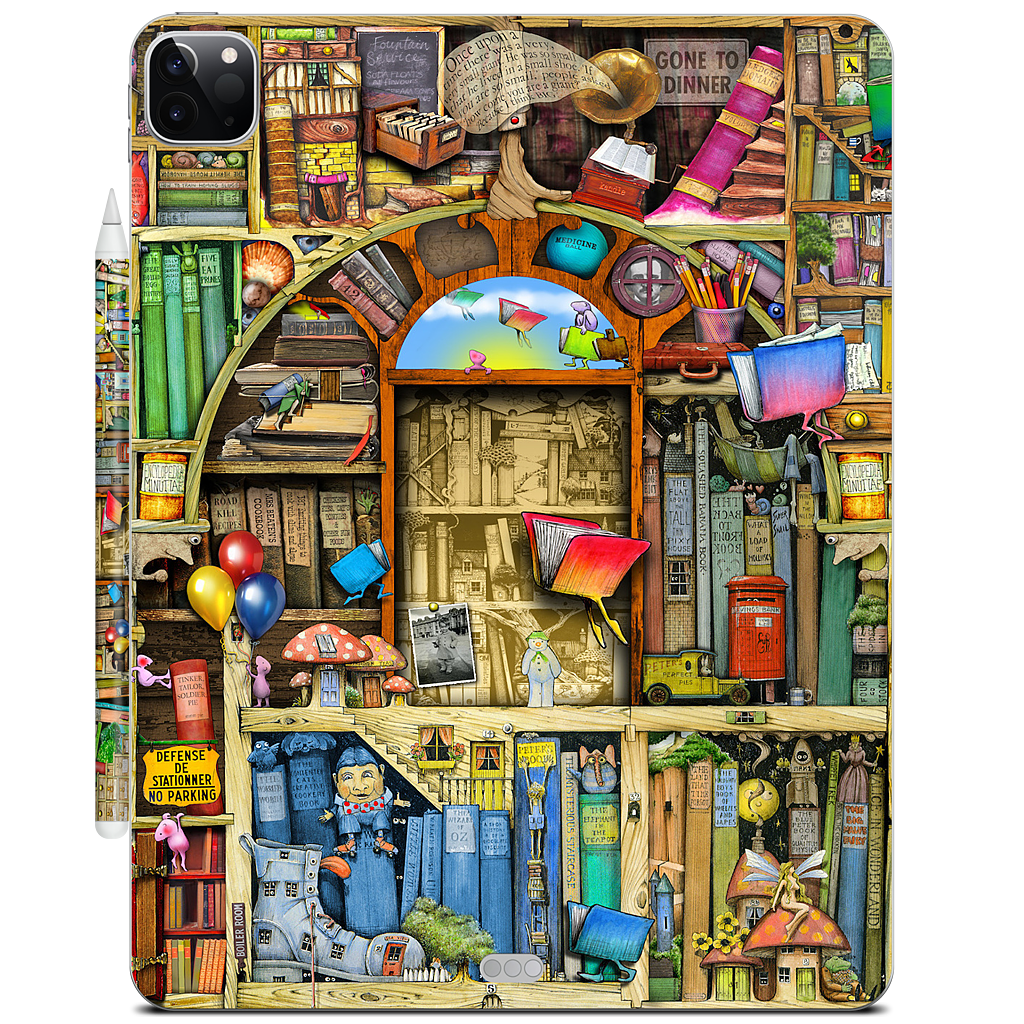 Bookshelf 2 iPad Skin