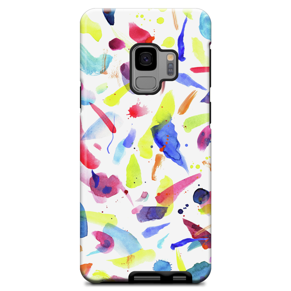 Watercolor Summer Brushstrokes Samsung Case