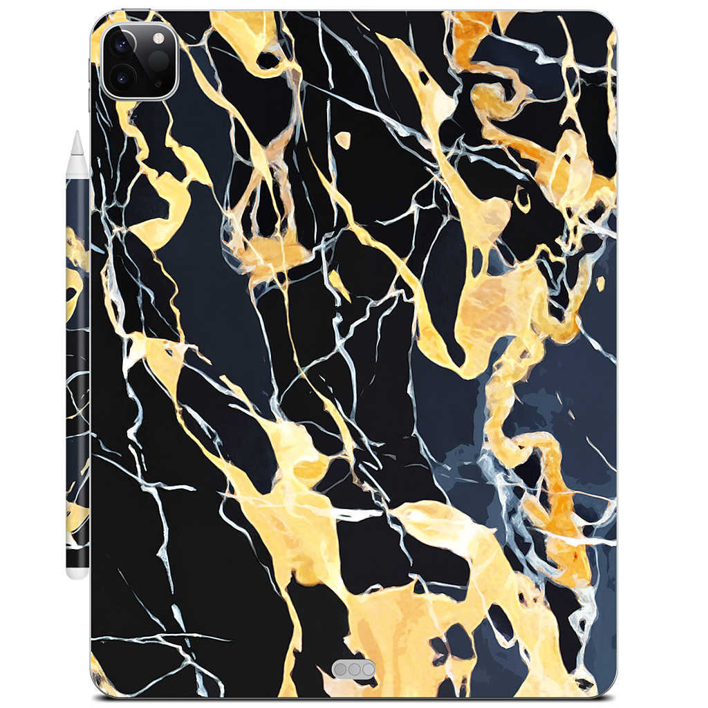 Black Marble iPad Skin