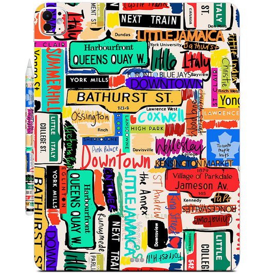 Toronto words iPad Skin