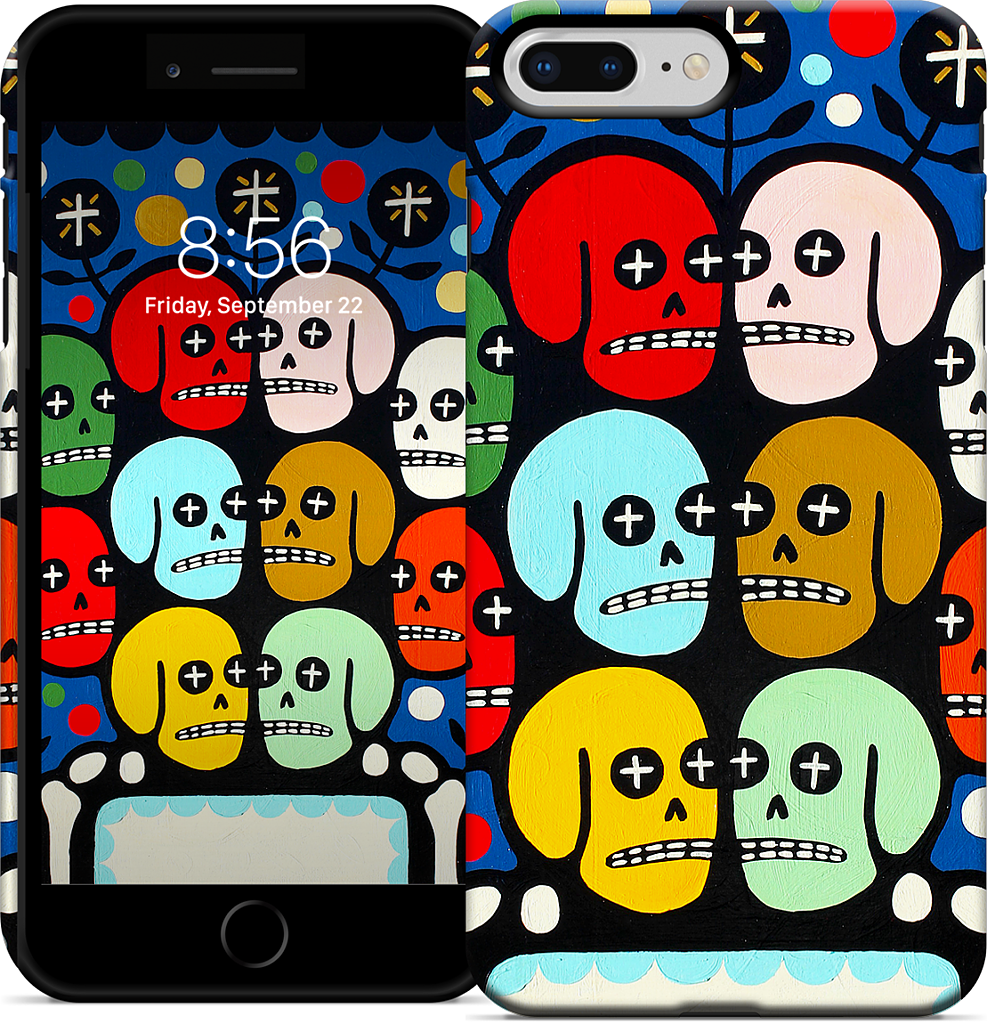 The Many Colors Of Death iPhone Case