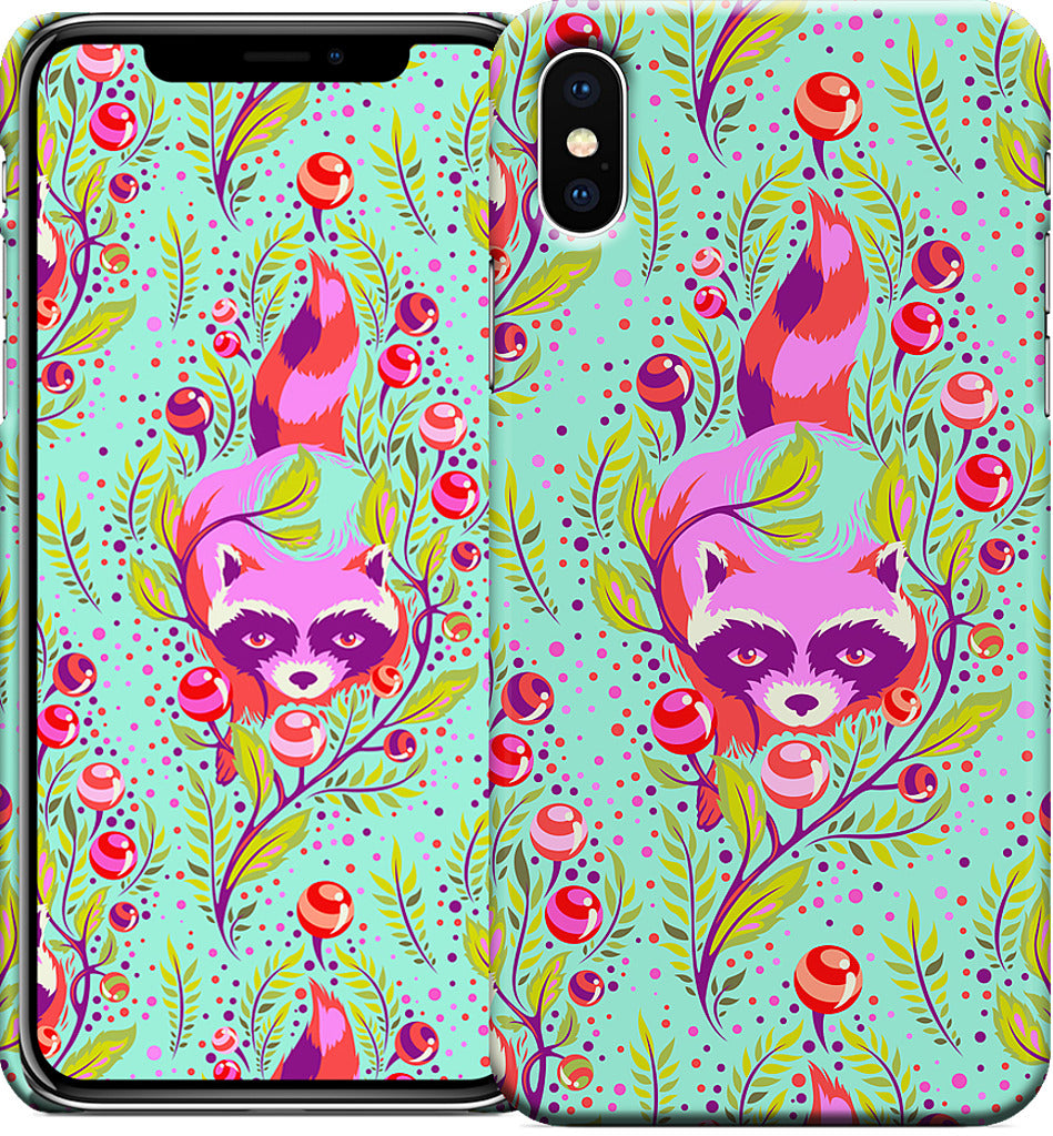 Raccoon Poppy iPhone Case