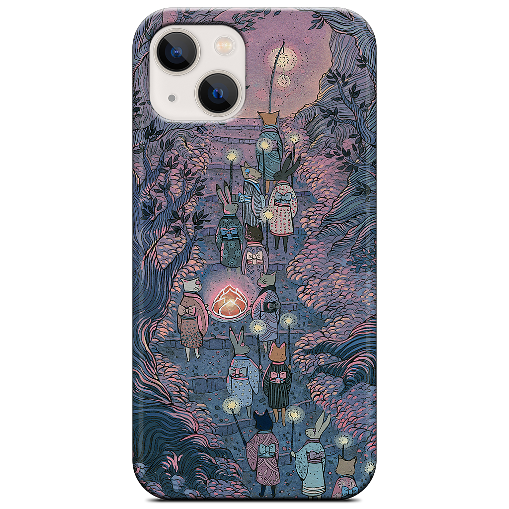 Woodland Procession iPhone Case