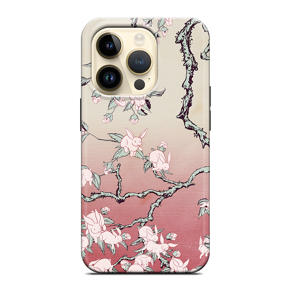 Bunny Blossom iPhone Case