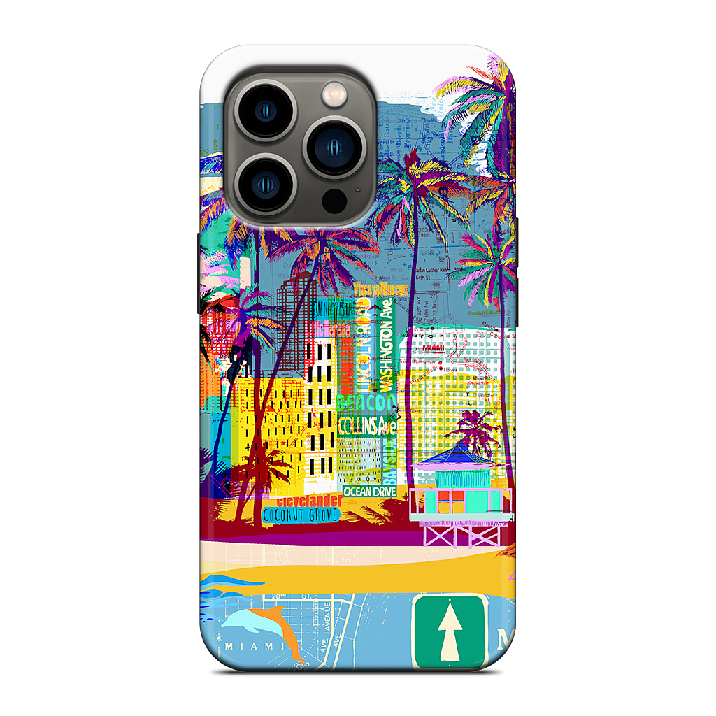 Miami iPhone Case