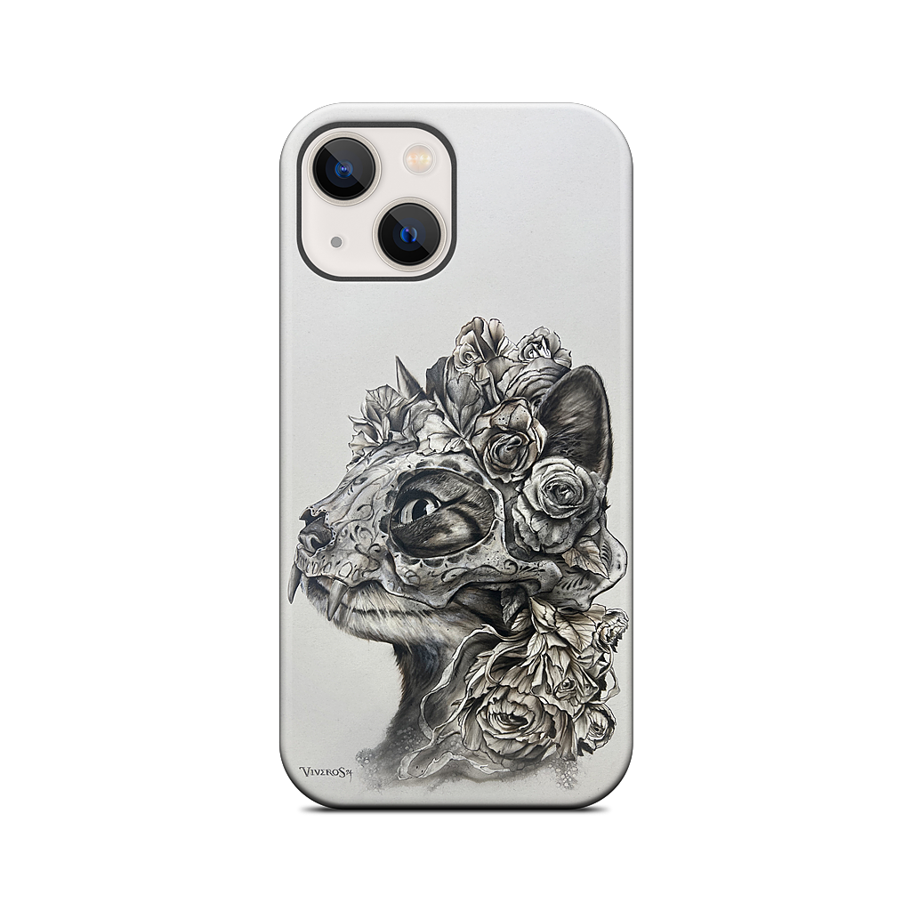 Muerte Cat iPhone Case