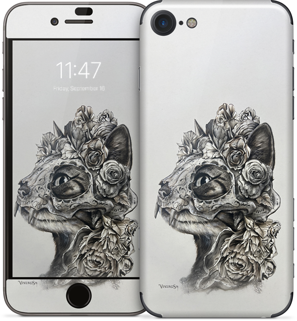 Muerte Cat iPhone Skin