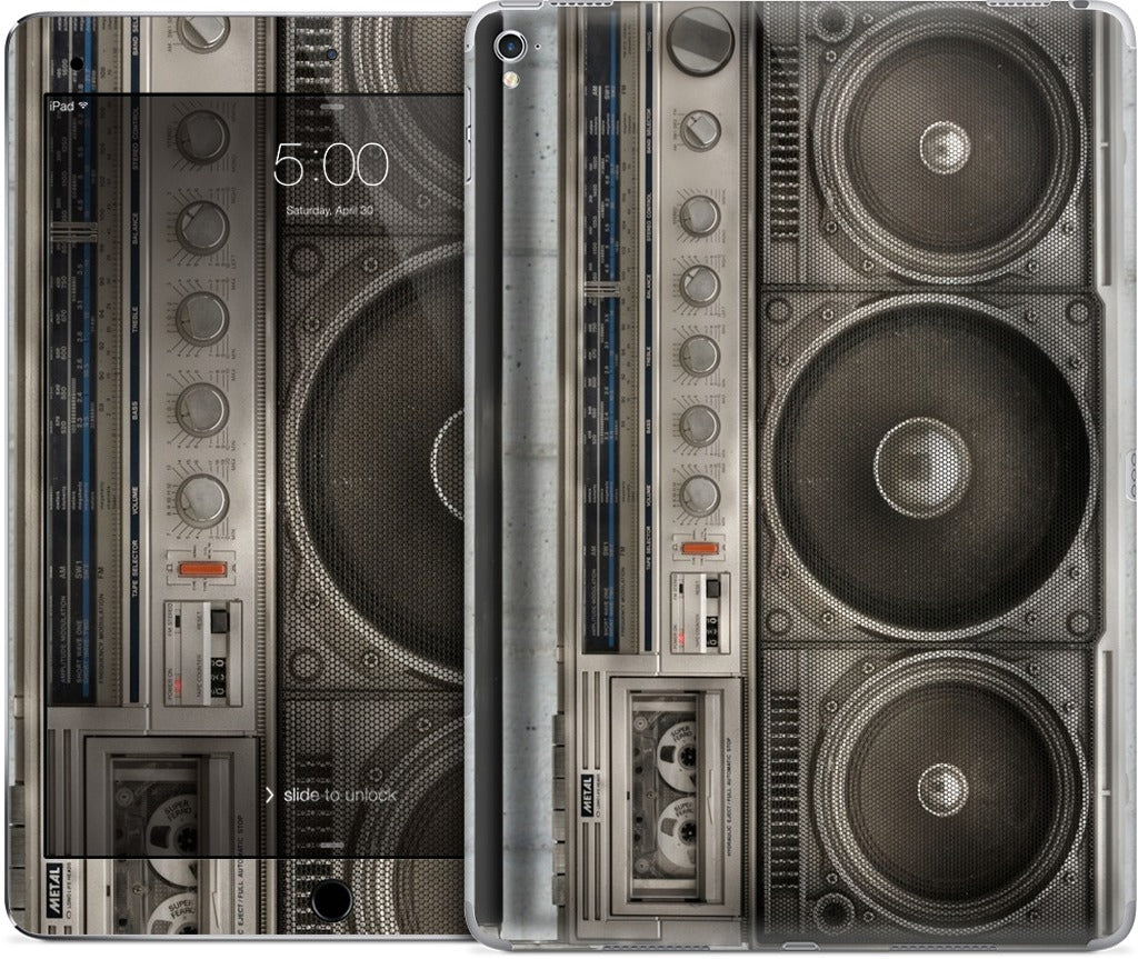 Boombox iPad Skin