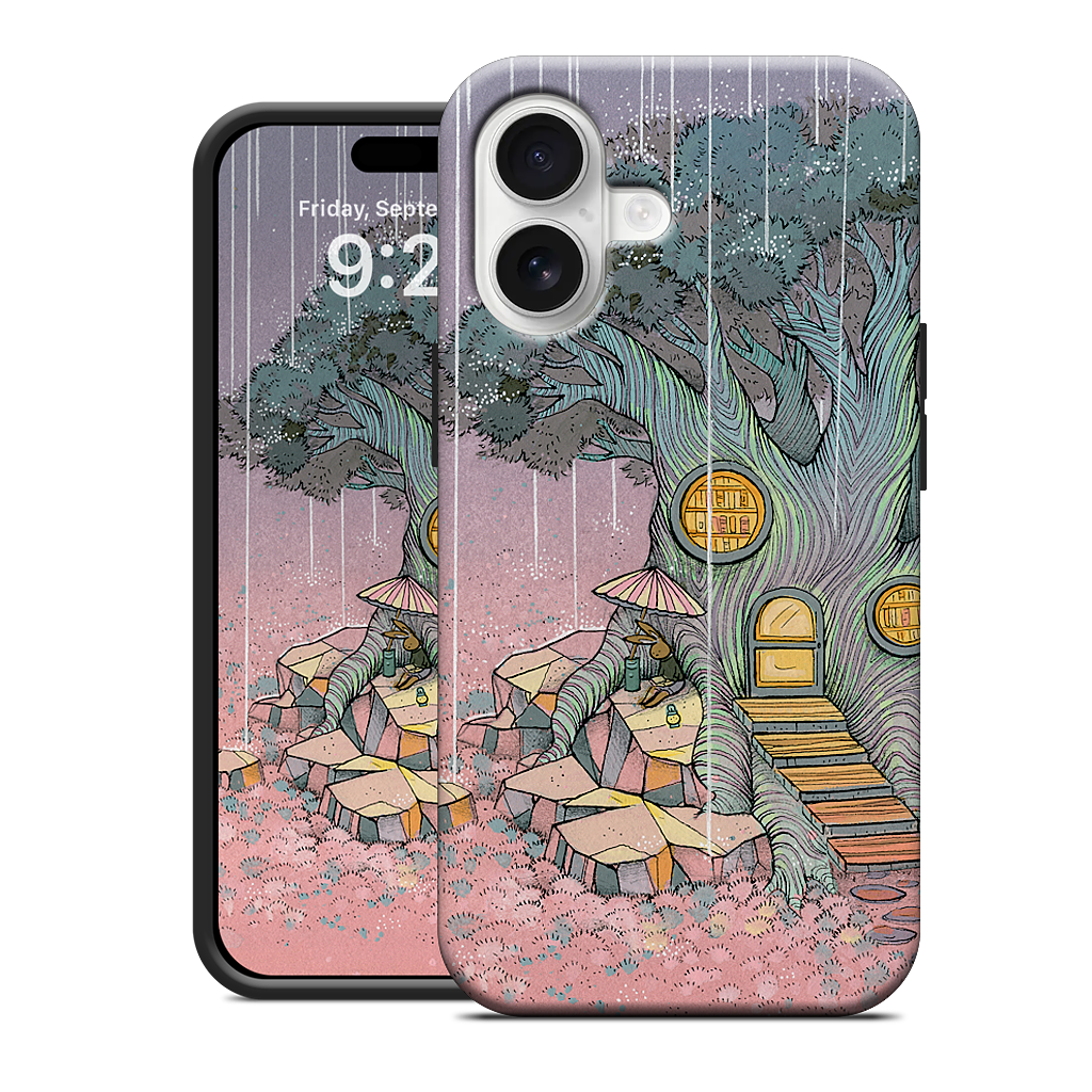 Rainy Day In The Library iPhone Case