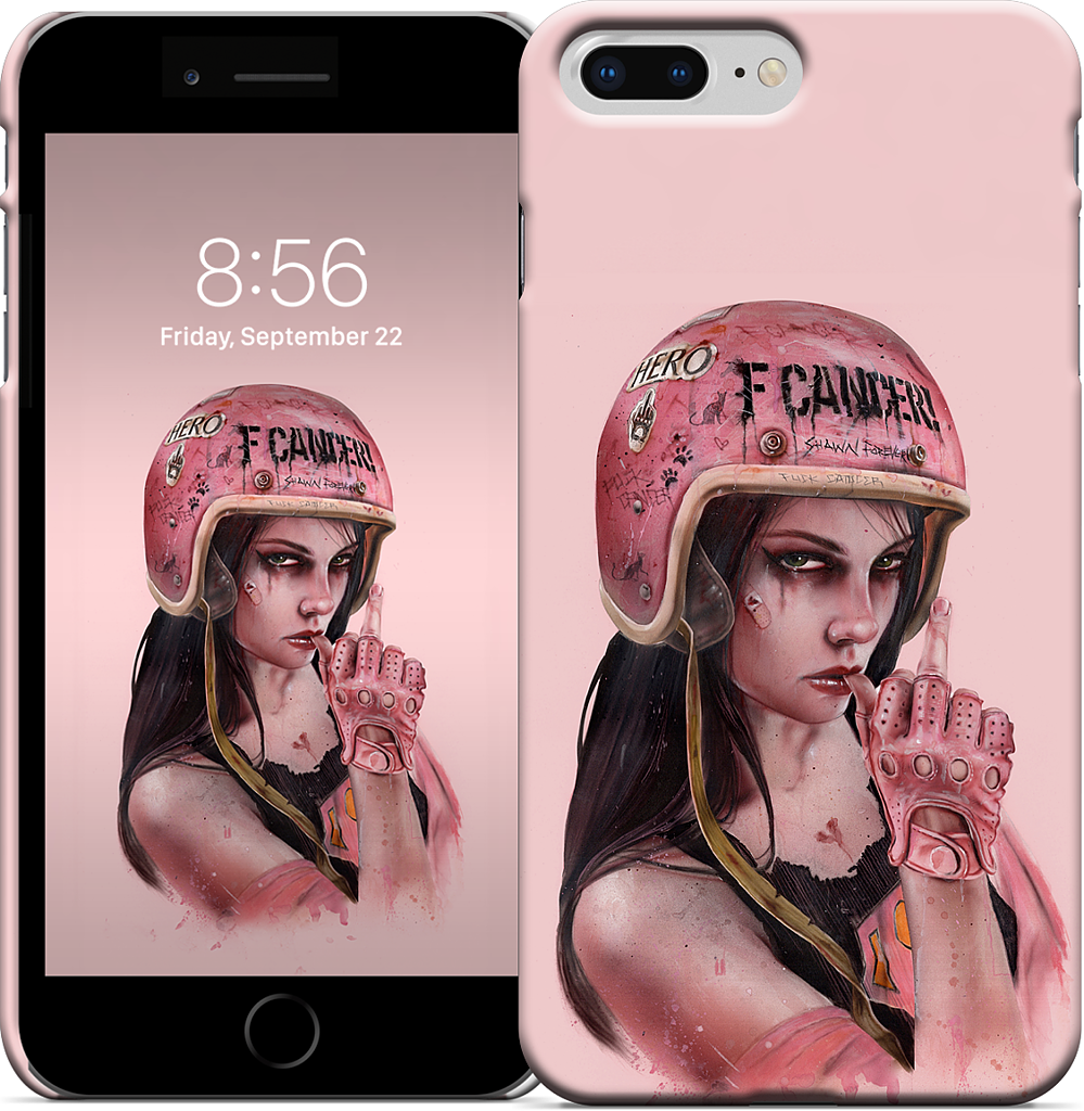 F Cancer iPhone Case