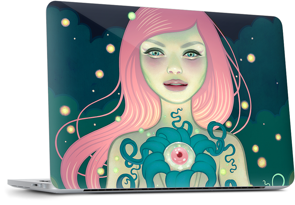 Midnight Bloom MacBook Skin