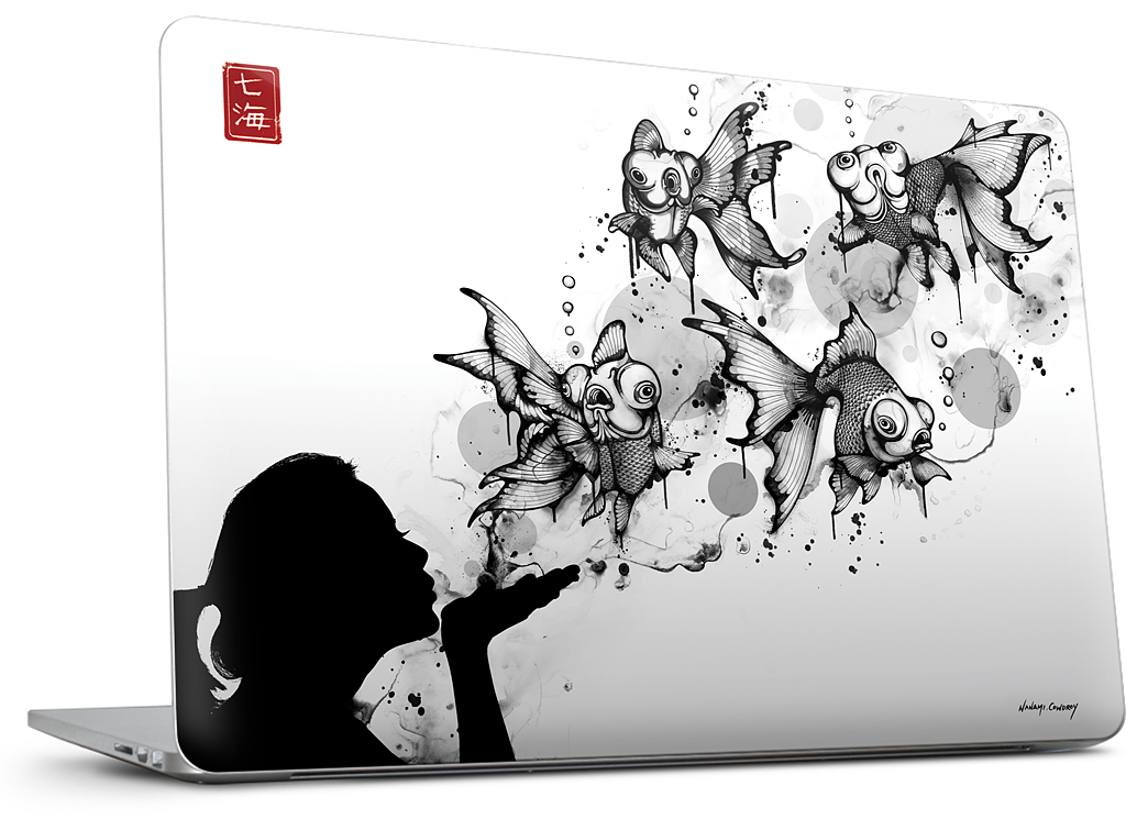 Blow Fish MacBook Skin