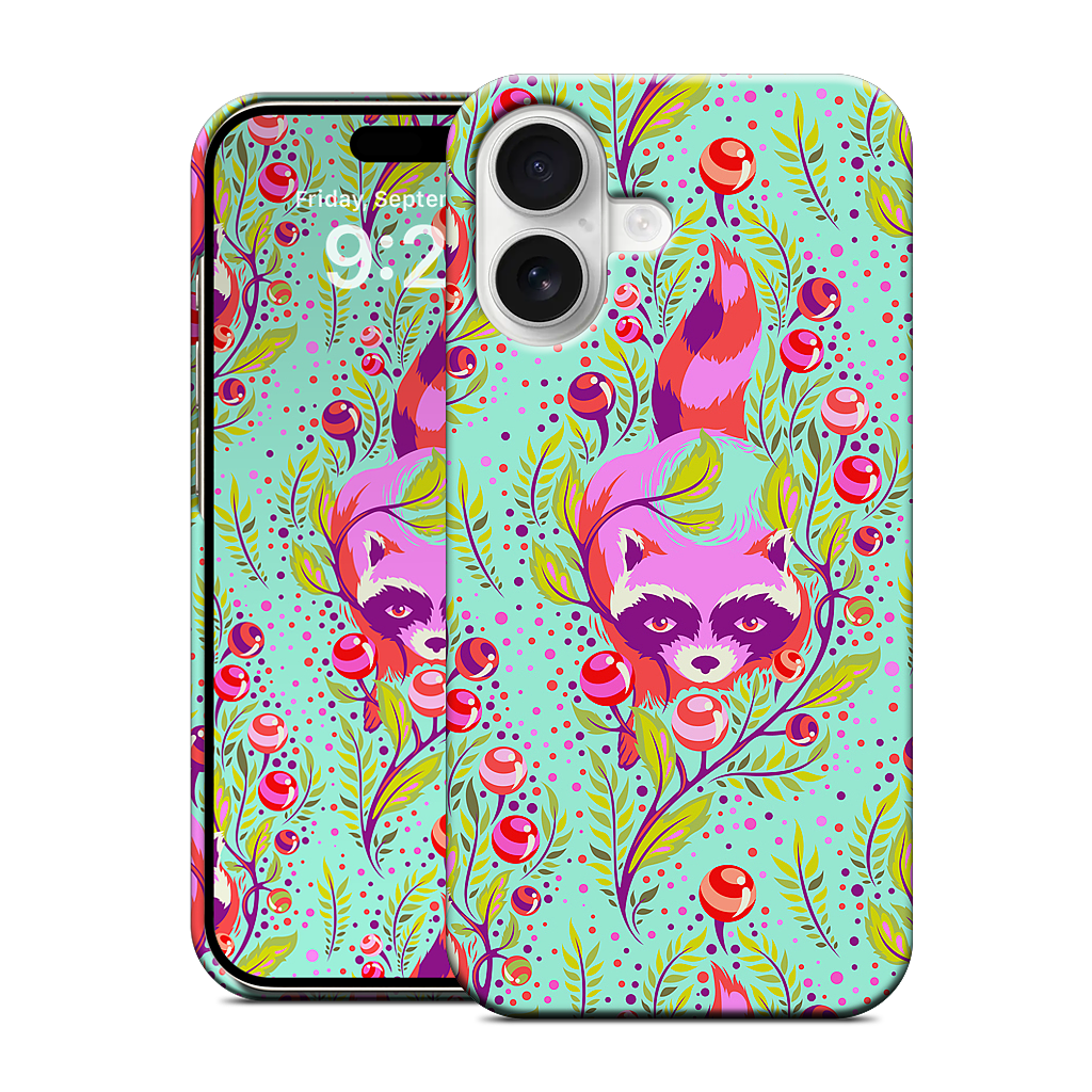 Raccoon Poppy iPhone Case