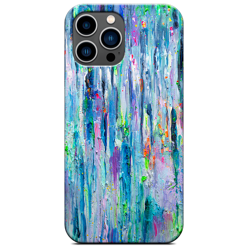 Silver Rain iPhone Case