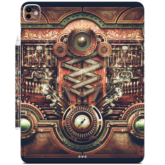 Steampunk Motherboard iPad Skin