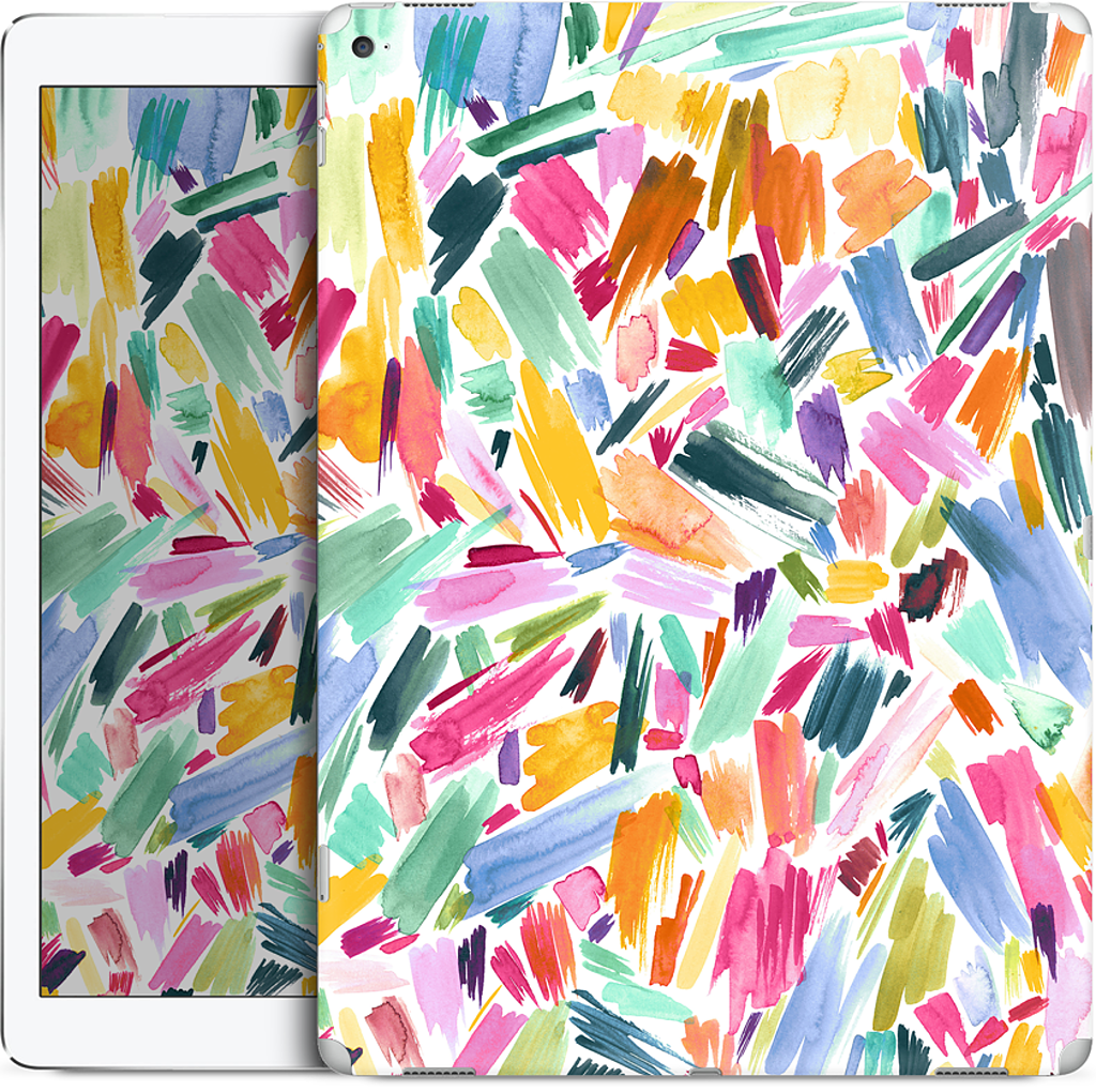 Colorful Abstract Strokes iPad Skin