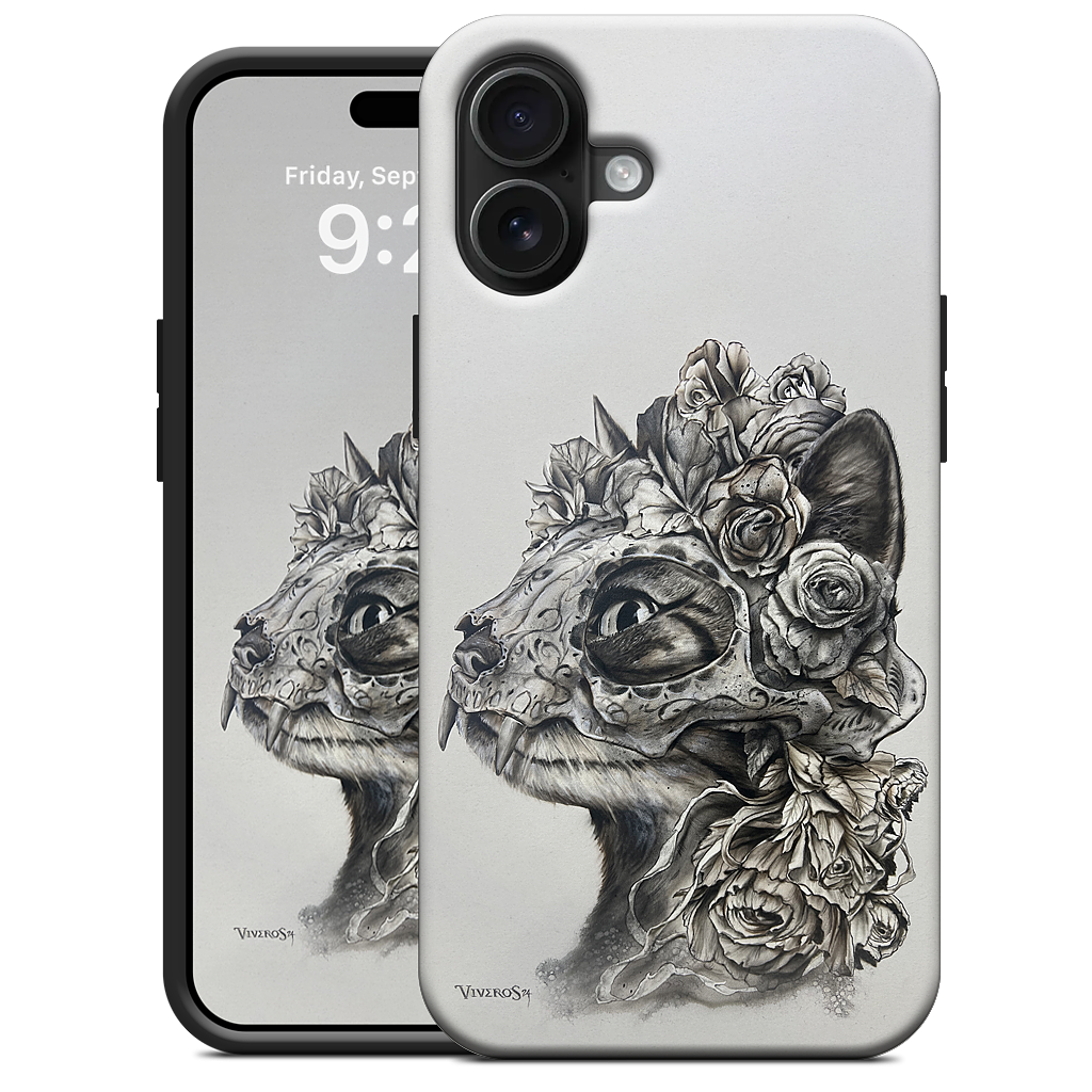 Muerte Cat iPhone Case