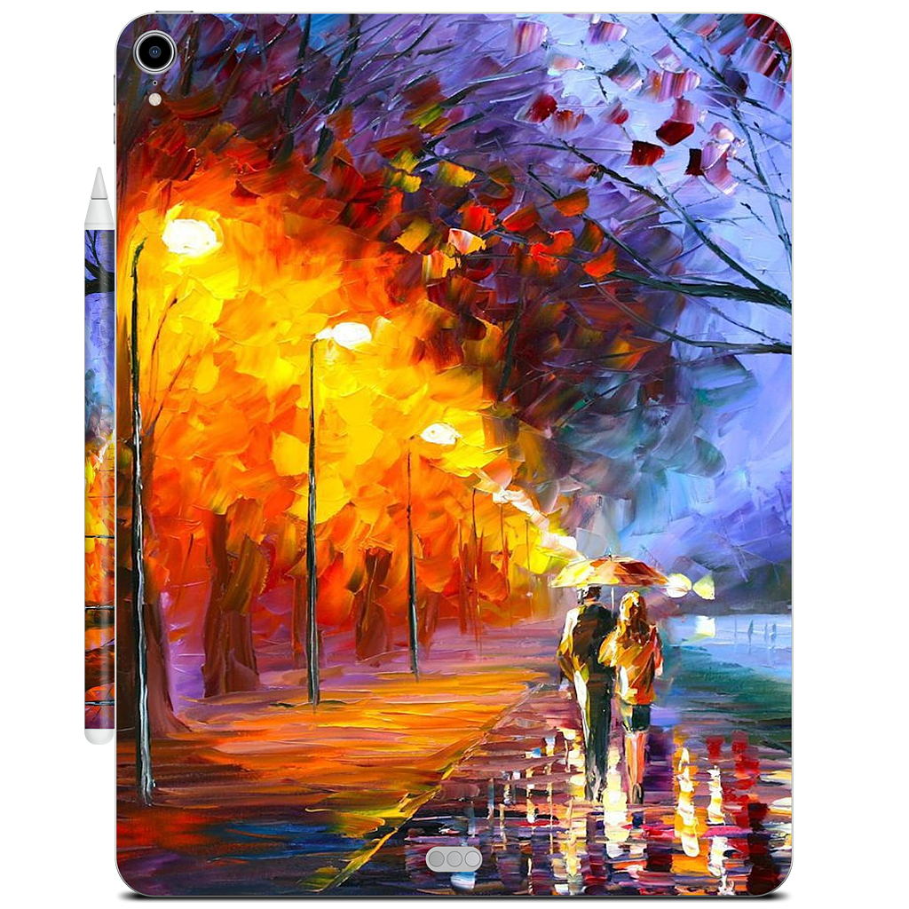 ALLEY BY THE LAKE by Leonid Afremov iPad Skin