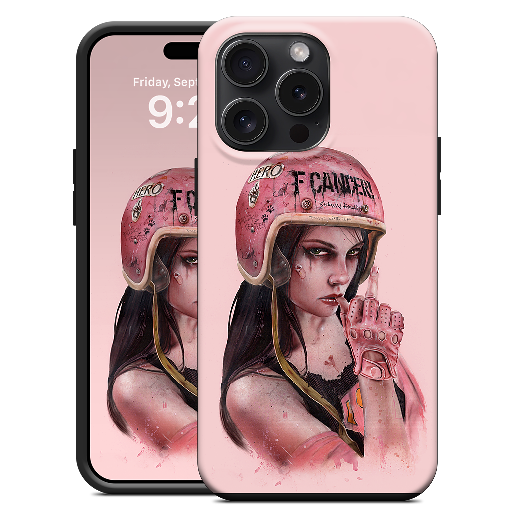 F Cancer iPhone Case