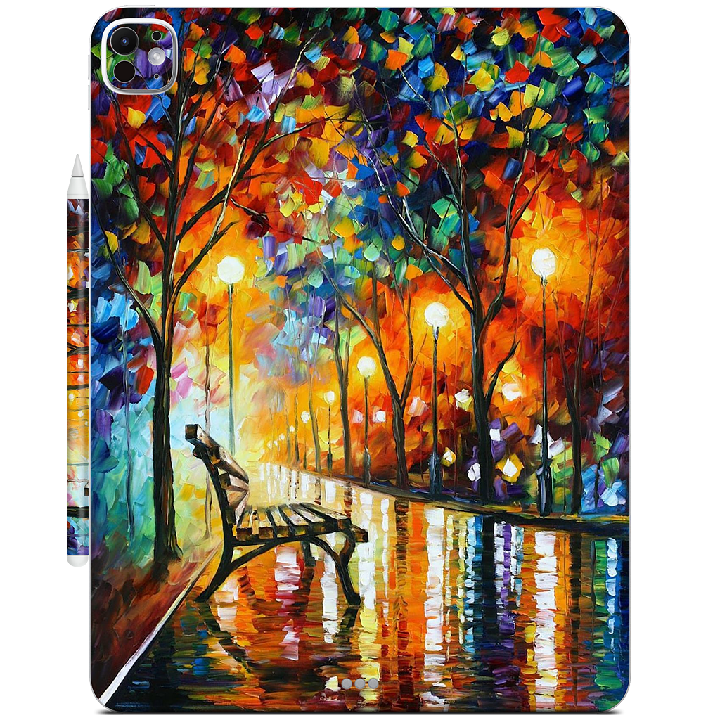 THE LONELINESS OF AUTUMN by Leonid Afremov iPad Skin