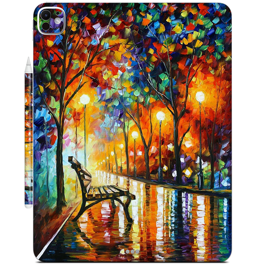 THE LONELINESS OF AUTUMN by Leonid Afremov iPad Skin