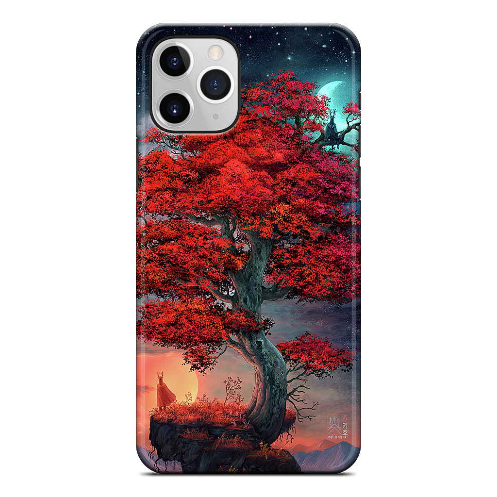 Light & Dark in Equal Parts iPhone Case