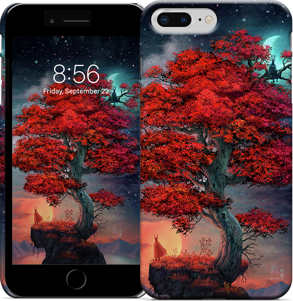 Light & Dark in Equal Parts iPhone Case