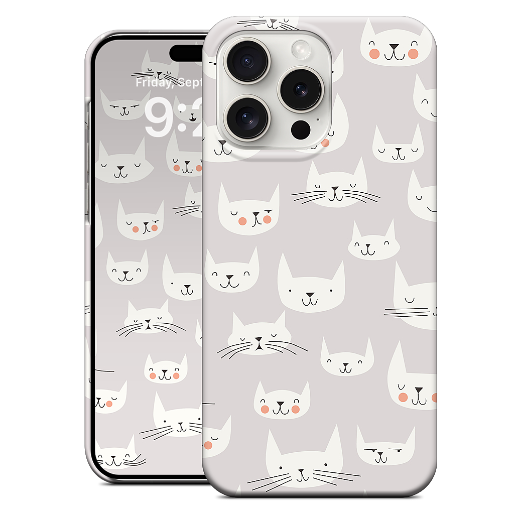 Cat Faces iPhone Case