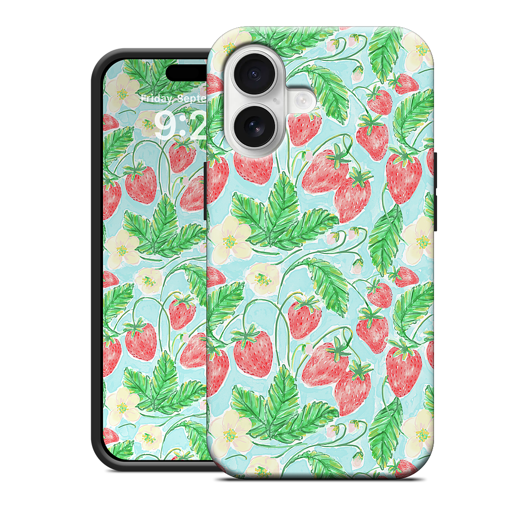 Wild Strawberries iPhone Case