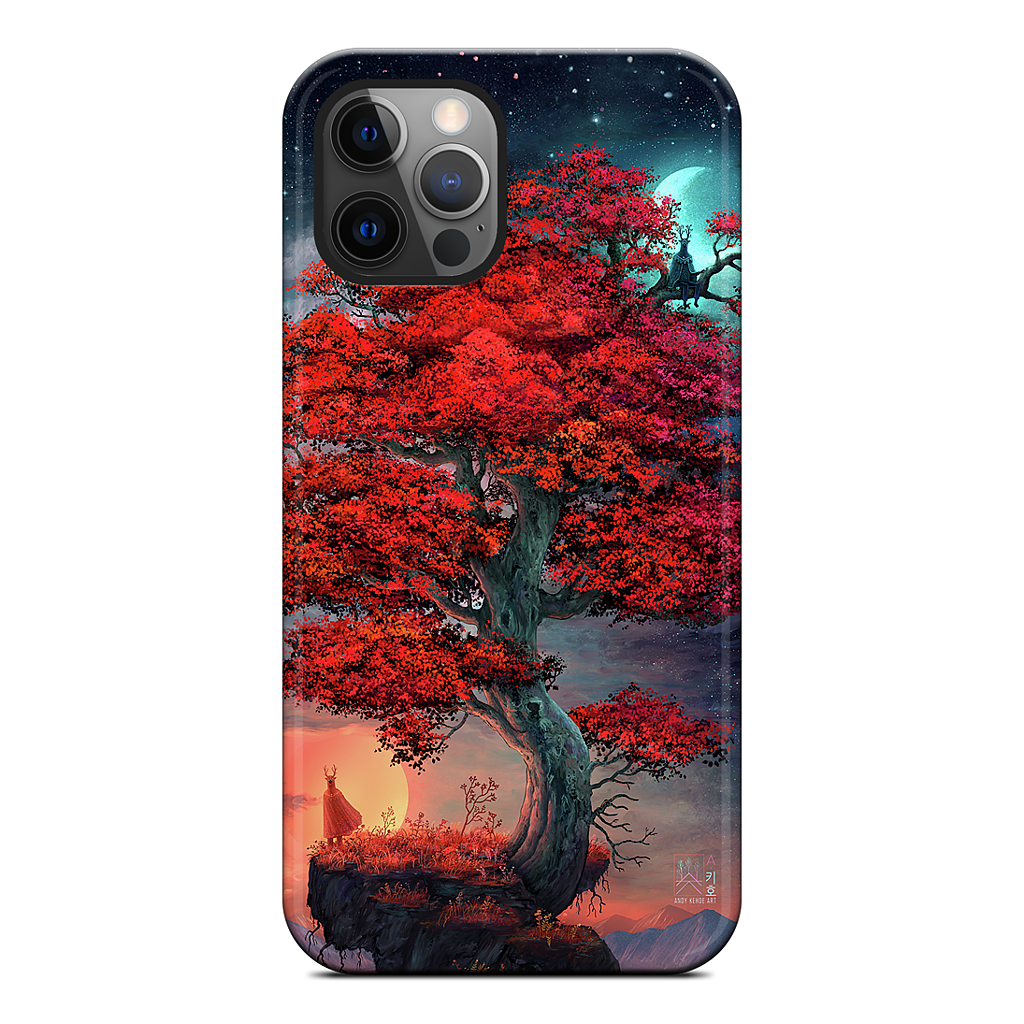 Light & Dark in Equal Parts iPhone Case