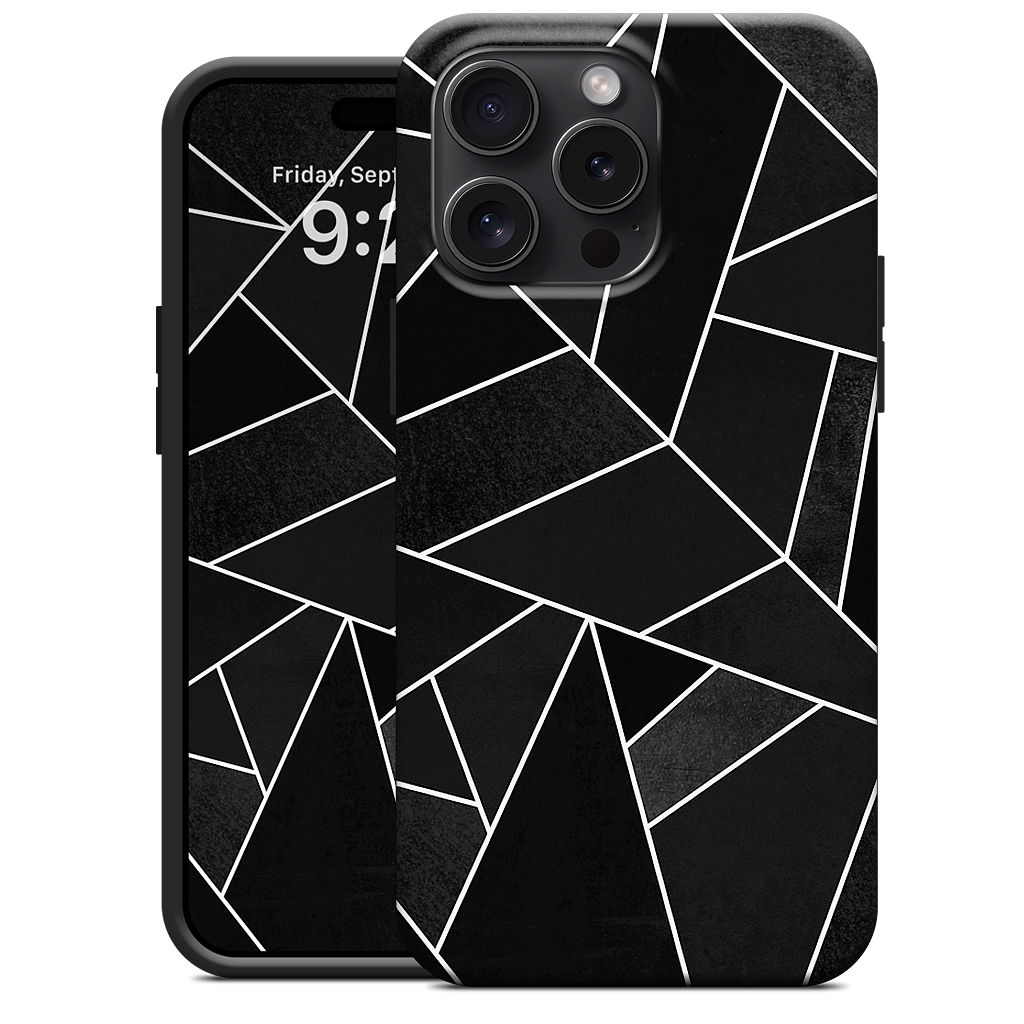 Black Stone iPhone Case