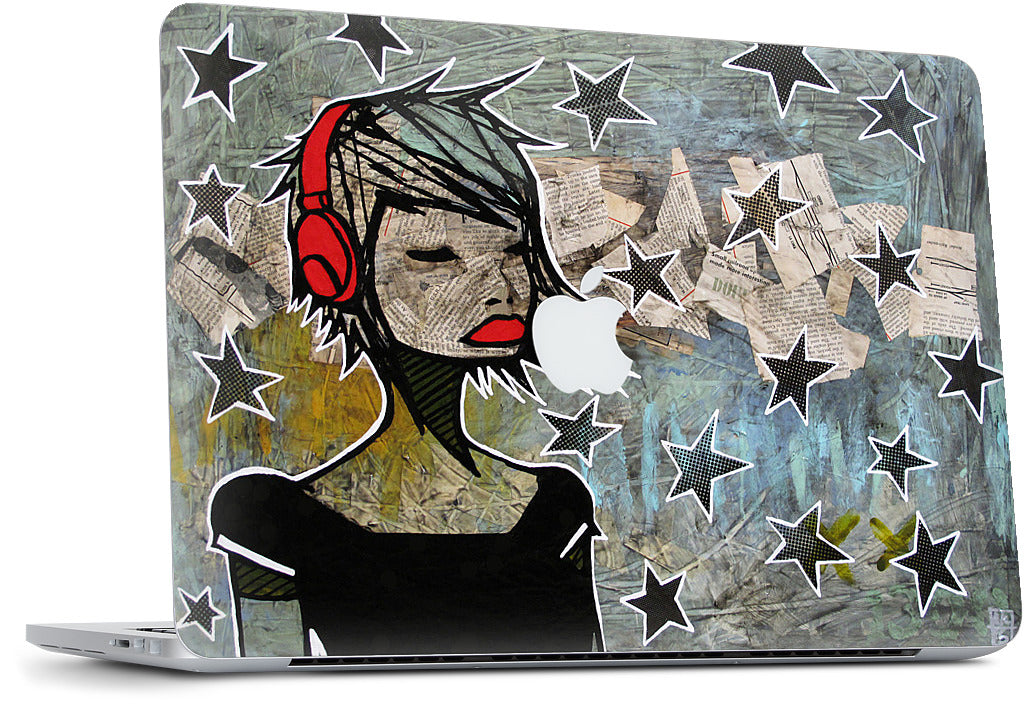 Night Music MacBook Skin